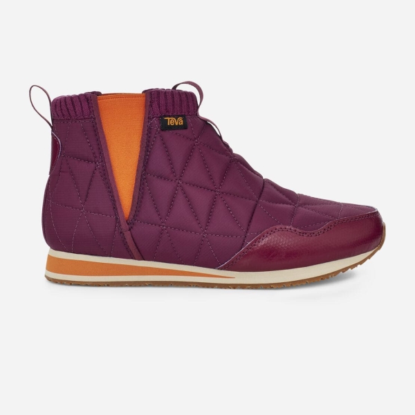 Hungary Teva Ember Mid - Női Csizma Lila / Narancssárga - 891-YFTMP